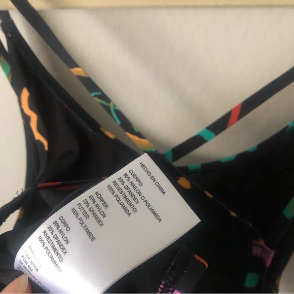 Urban Outfitters Out From Under Printed Strappy Scoop Back One-Piece Swimsuit S - Picture 10 of 11